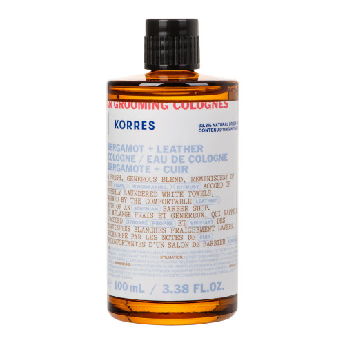 Korres Achillea Mens Eau De Cologne Bergamot Leather 100ml Korres Achillea Mens Eau De Cologne Bergamot Leather 100ml