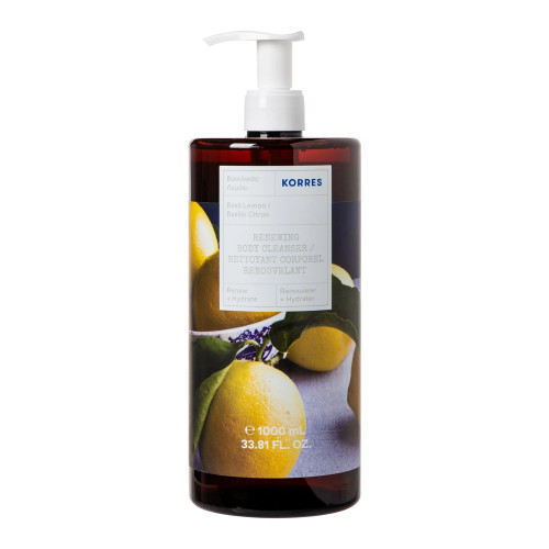 Korres Basil Lemon Body Cleanser 1 Litre
