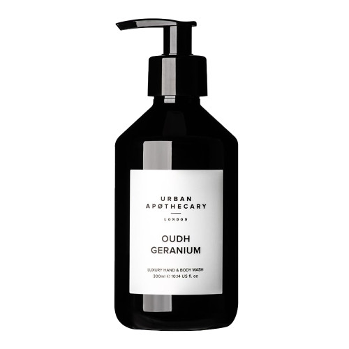 Urban Apothecary Oudh Geranium Luxury Hand & Body Wash 300ml