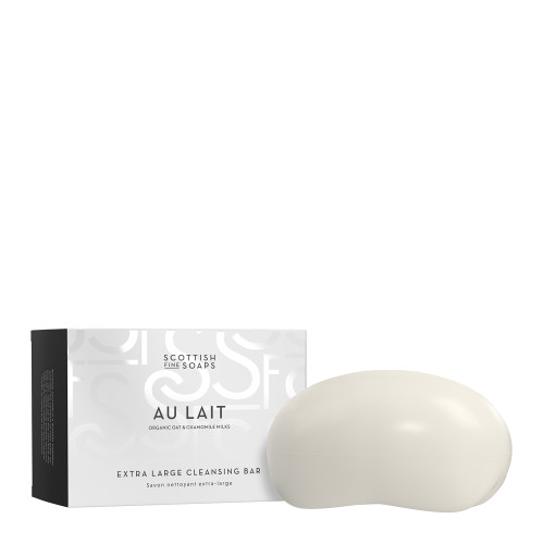 Scottish Fine Soaps Au Lait Extra Large Cleansing Bar 300g