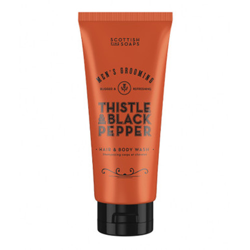 Scottish Fine Soaps Thistle & Black Pepper Hair & Body Wash 200ml