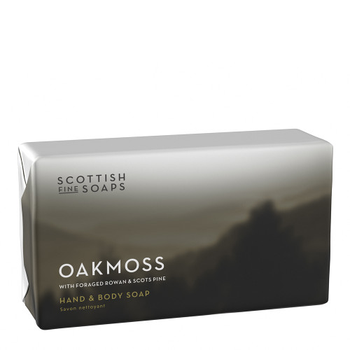 Scottish Fine Soaps Oakmoss Hand & Body Wrapped Soap 220g