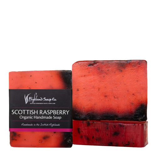 Highland Soap Company Wild Scottish Raspberry Soap 150g