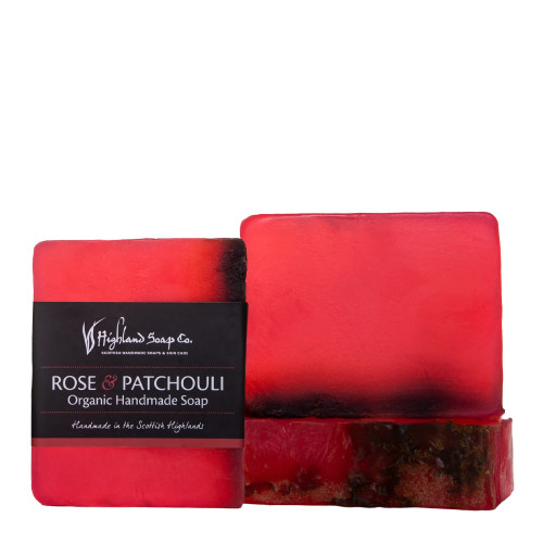 Highland Soap Company Rose & Patchouli Soap 150g
