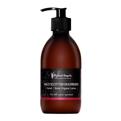 Highland Soap Company Wild Scottish Raspberry Hand & Body Lotion 300ml